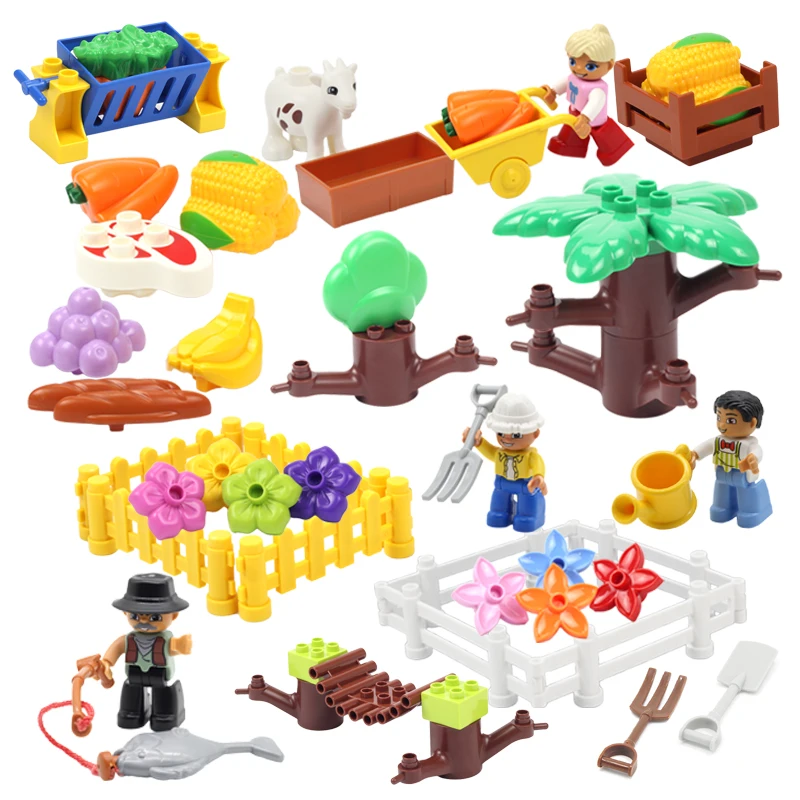 Big Particles Assemble Building Blocks Kids Toys Creativity Accessories Tools Trunk Flower Fence Compatible With bricks Farm Set
Big Particles Assemble Building Blocks Kids Toys Creativity Accessories Tools Trunk Flower Fence Compatible With bricks Farm Set