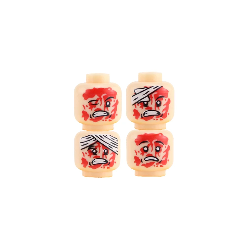 MOC City Face Heads Accessories Building Blocks Military Injured Minifigs Face Heads Block Military Soldier Figures Parts Blocks
MOC City Face Heads Accessories Building Blocks Military Injured Minifigs Face Heads Block Military Soldier Figures Parts Blocks