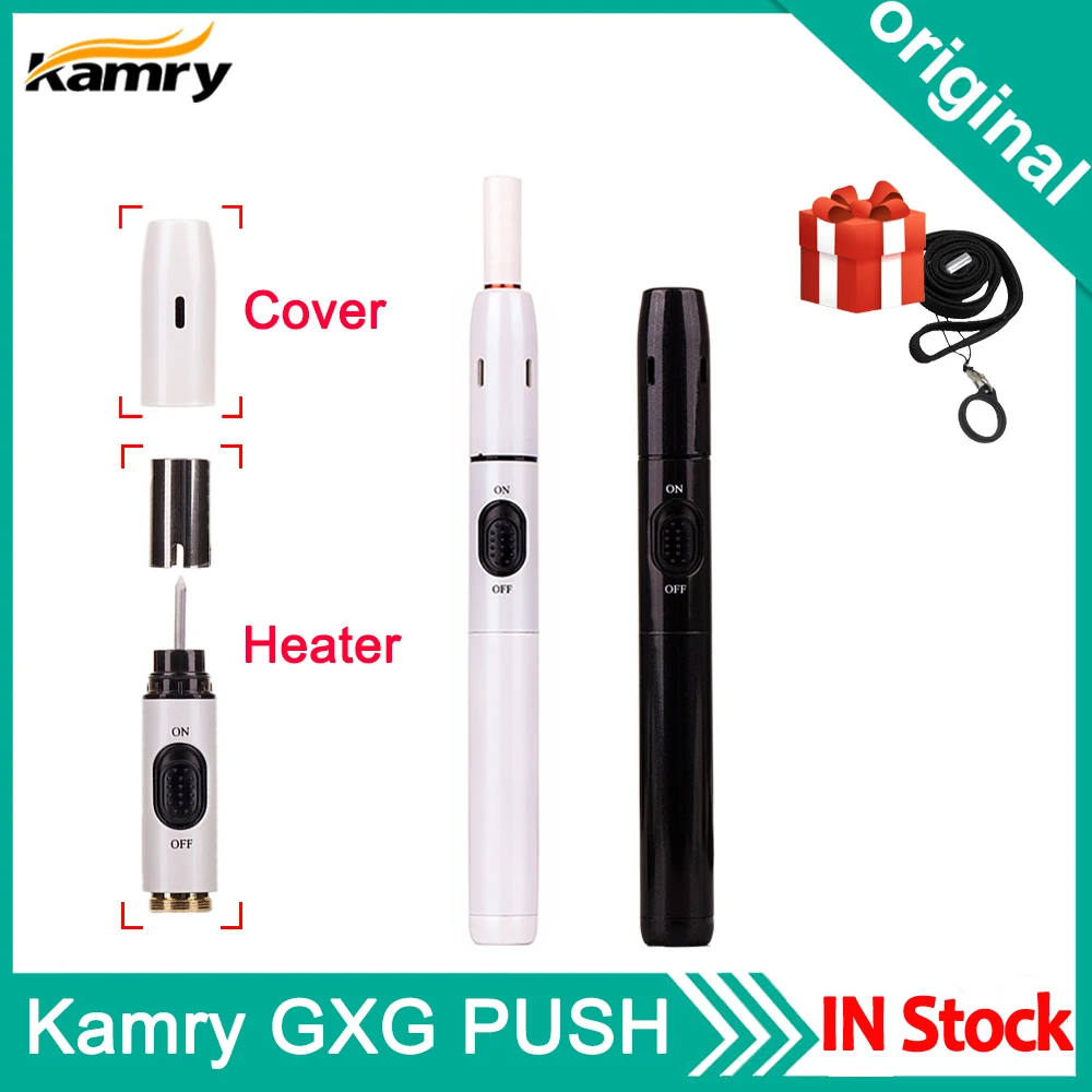 Оригинальная нагревательная палочка Kamry GXG PUSH 650 мА/ч 900 мА/ч, не сжигает, электронная сигарета, вапорайзер для картриджей
Оригинальная нагревательная палочка Kamry GXG PUSH 650 мА/ч 900 мА/ч, не сжигает, электронная сигарета, вапорайзер для картриджей