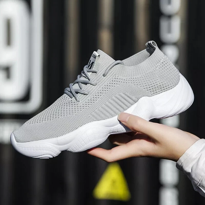 Men's Casual Shoes Comfortable breathable sneaker, plus size Grey 2021 new 
Men's Casual Shoes Comfortable breathable sneaker, plus size Grey 2021 new