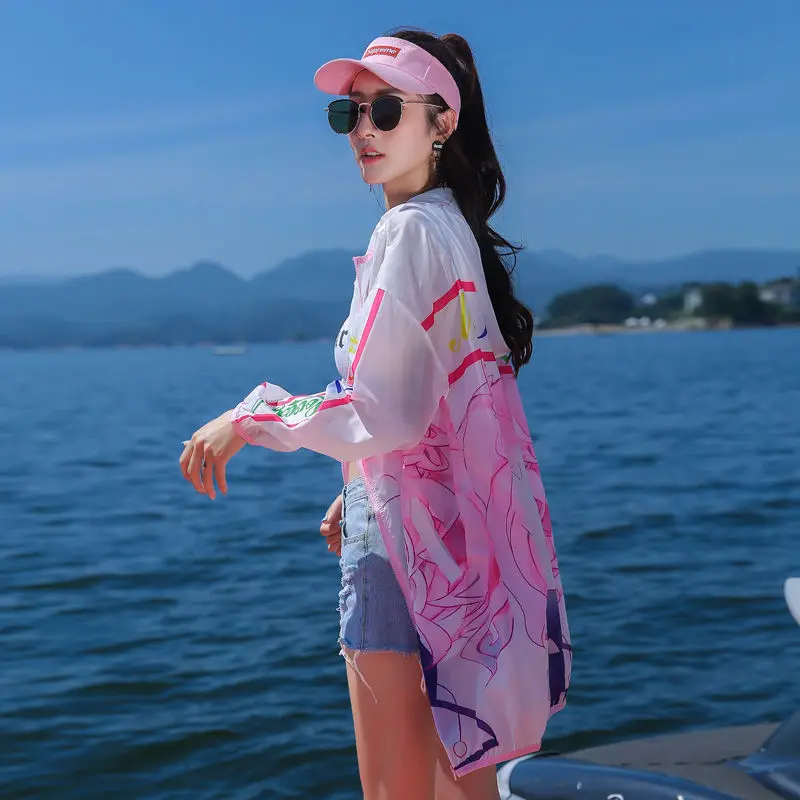 Sun Protection Clothing Women Summer Thin Section 2021 Fashion Korean Anti-ultraviolet Jacket Breathable Loose Thin Coat Y322
Sun Protection Clothing Women Summer Thin Section 2021 Fashion Korean Anti-ultraviolet Jacket Breathable Loose Thin Coat Y322