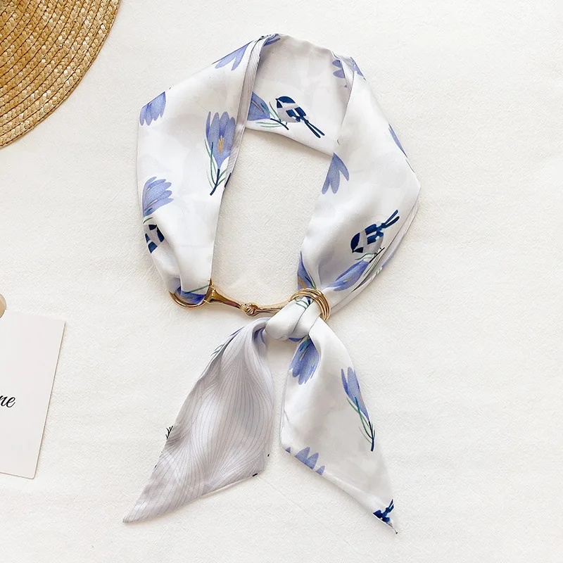 Silk Satin Scarf Women Bag Skinny Scarves Flora Print Design Wrist Towel Foulard Neckerchief Headband For Ladies Hair Band
Silk Satin Scarf Women Bag Skinny Scarves Flora Print Design Wrist Towel Foulard Neckerchief Headband For Ladies Hair Band