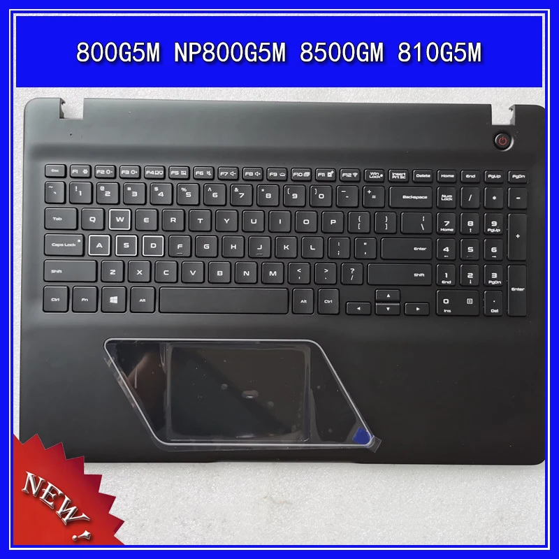 

Laptop Palmrest Upper Cover For SAMSUNG 800G5M NP800G5M 8500GM 810G5M C Shell with keyboard