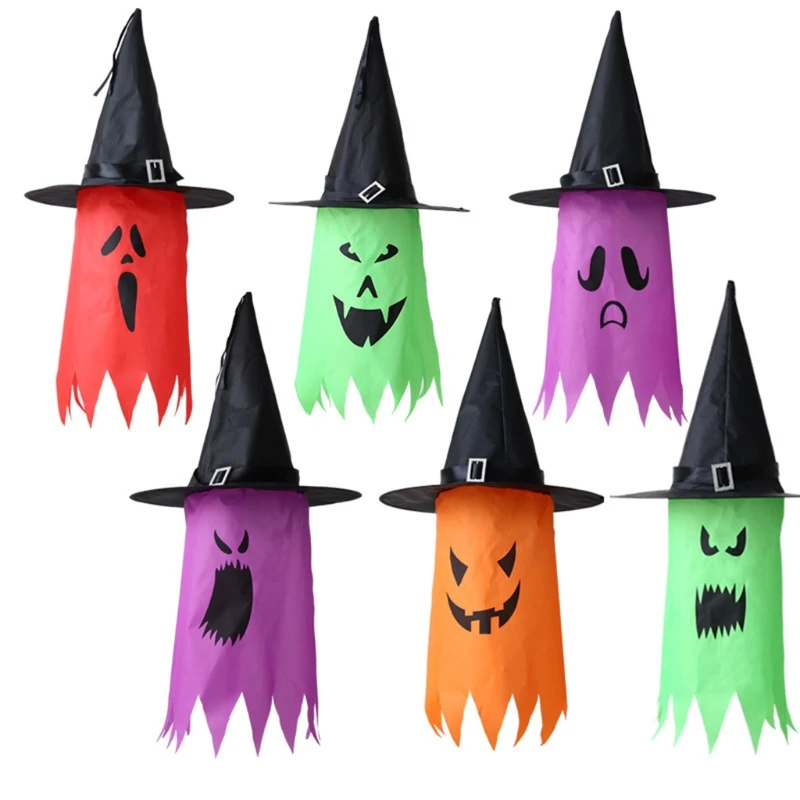 6Pcs Halloween Glowing Ghost Hat Decor Horrible Hanging Ghost Decro Lights, Halloween Witchs Hat Decor Light for Decor
6Pcs Halloween Glowing Ghost Hat Decor Horrible Hanging Ghost Decro Lights, Halloween Witchs Hat Decor Light for Decor