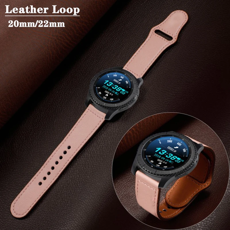 20mm 22mm Leather band For Samsung Galaxy watch Active 2 strap 44mm Huawei GT/2/Pro Galaxy watch 4/Classic 45/40mm/46mm bracelet
20mm 22mm Leather band For Samsung Galaxy watch Active 2 strap 44mm Huawei GT/2/Pro Galaxy watch 4/Classic 45/40mm/46mm bracelet