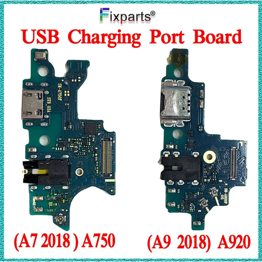 Для Samsung Galaxy A7 2018 USB порт для зарядки A750 A9 A9s док станция разъем плата|Шлейфы