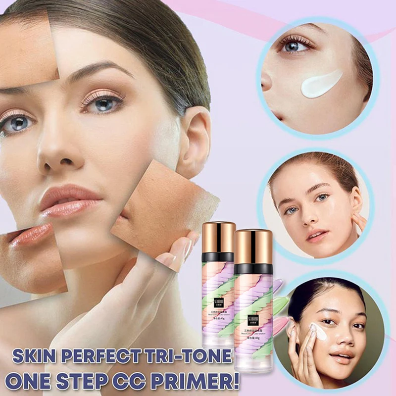 

Foundation Makeup Cream Waterproof Full Coverage Concealer Skin Tone Correcting Brightening Primer Matte Base Face Make Up
