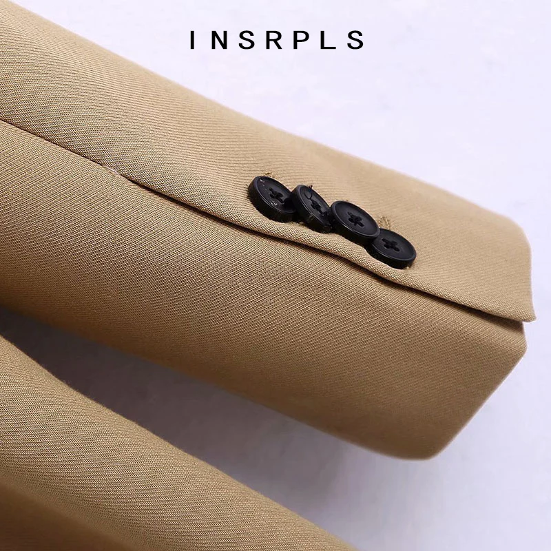 INSRPLS Women Fashion Office Wear Double Breasted Blazers Coat Vintage Long Sleeve Pockets Female Outerwear Chic Tops
INSRPLS Women Fashion Office Wear Double Breasted Blazers Coat Vintage Long Sleeve Pockets Female Outerwear Chic Tops