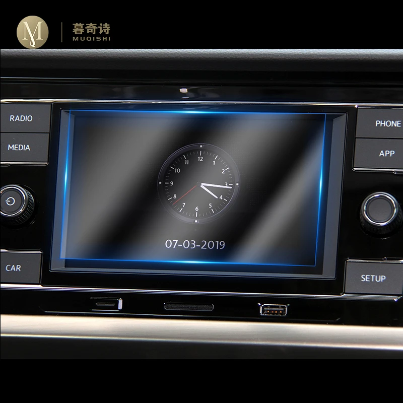 

Для Volkswagen Passat 2019 2020 Автомобильная внутренняя GPS навигационная пленка ЖК-экран Защитная пленка из закаленного стекла против царапин