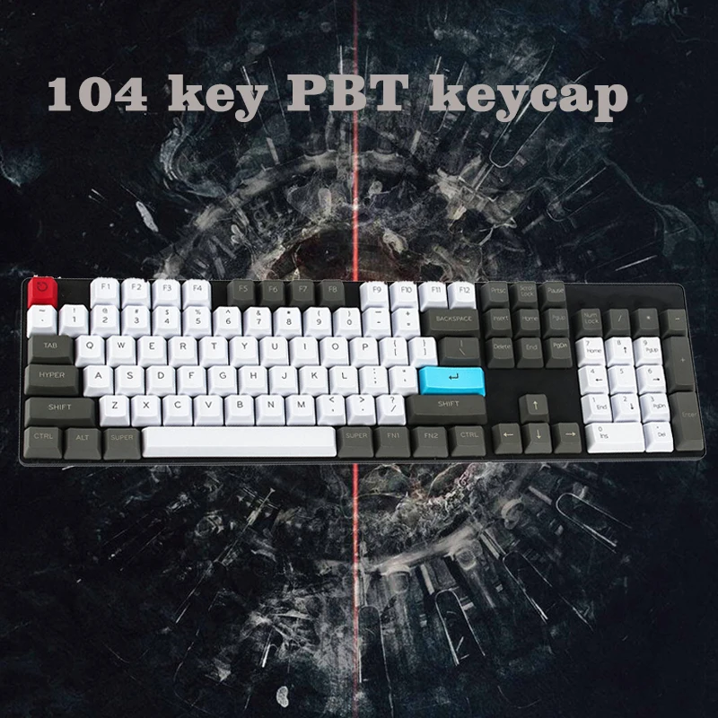 104 клавиши PBT Сублимация OEM высота колпачок для клавиш утолщенная 1,5 мм Механическая клавиатура с гравировкой колпачок для клавиш Cherry MX попер... 
104 клавиши PBT Сублимация OEM высота колпачок для клавиш утолщенная 1,5 мм Механическая клавиатура с гравировкой колпачок для клавиш Cherry MX попер...