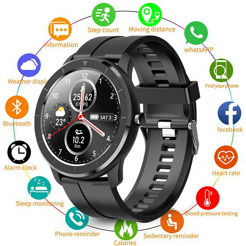 1pc Smart Watch Full Touch Screen Sport Bracelet Blood Pressure Heart Rate Monitor Wristband Watch Fitness Tracker Pedometer
1pc Smart Watch Full Touch Screen Sport Bracelet Blood Pressure Heart Rate Monitor Wristband Watch Fitness Tracker Pedometer