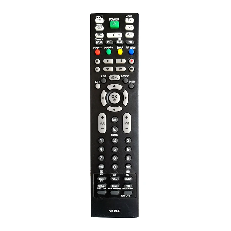 Новый заменитель RM-D657 для LG ТВ дистанционного Управление MKJ39927802 MKJ39927801 50PC3D-UE 60PC1D-UE Fernbedienung
Новый заменитель RM-D657 для LG ТВ дистанционного Управление MKJ39927802 MKJ39927801 50PC3D-UE 60PC1D-UE Fernbedienung
