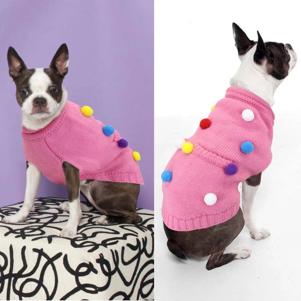 Fashion Dog Cat Sweater Clothes Winter Knitted Puppy Cat Coat For Small Dogs Cats Chihuahua Pug Pet supplies S-XL
Fashion Dog Cat Sweater Clothes Winter Knitted Puppy Cat Coat For Small Dogs Cats Chihuahua Pug Pet supplies S-XL