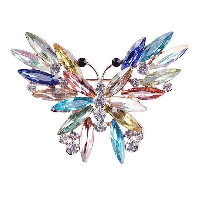 LNRRABC Fashion Women Luxury Red/Blue Rhinestones Rose Flower Brooch Pin Wedding Bridal Dress Accessories Jewelry broches mujer
LNRRABC Fashion Women Luxury Red/Blue Rhinestones Rose Flower Brooch Pin Wedding Bridal Dress Accessories Jewelry broches mujer