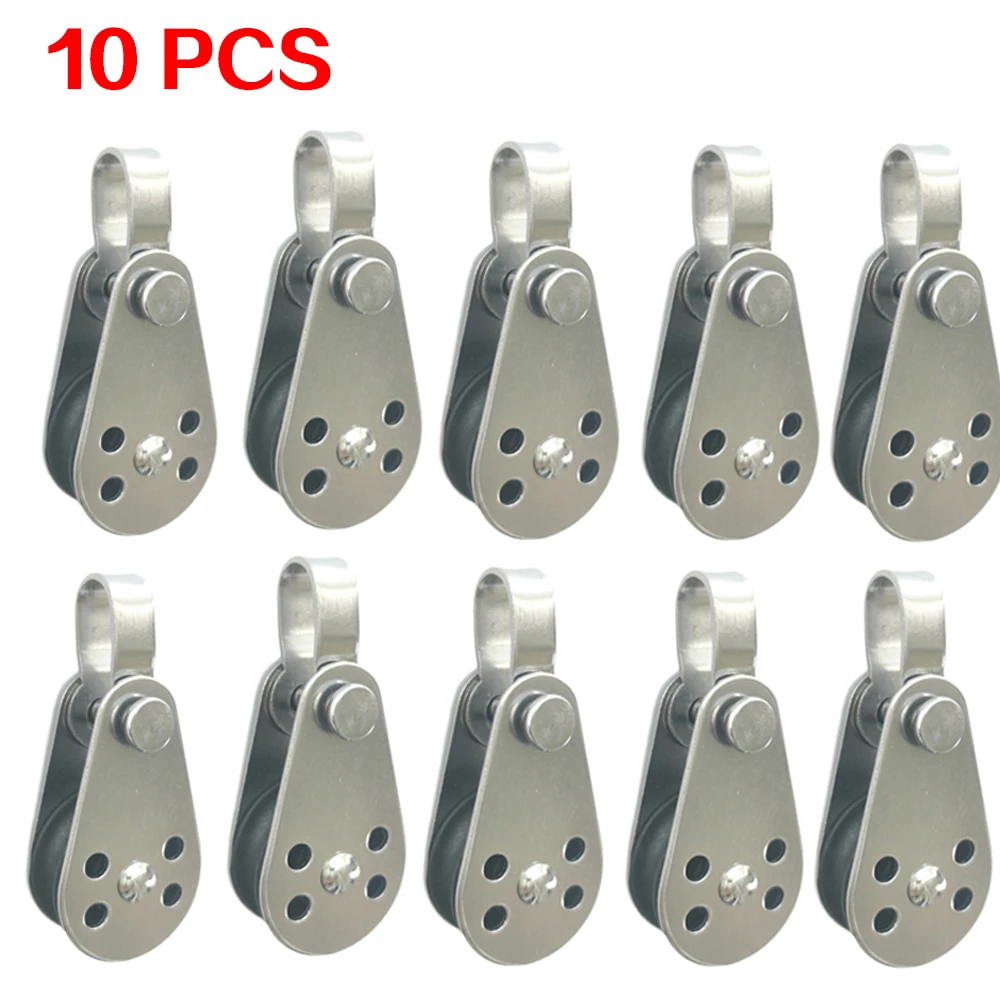 10 PCS Marine Boat Pulley Blocks Rope Stainless Steel 316 Kayak Canoe Anchor Trolley Kit Nylon Pad Eyes Boat Kayak Accessories 
10 PCS Marine Boat Pulley Blocks Rope Stainless Steel 316 Kayak Canoe Anchor Trolley Kit Nylon Pad Eyes Boat Kayak Accessories