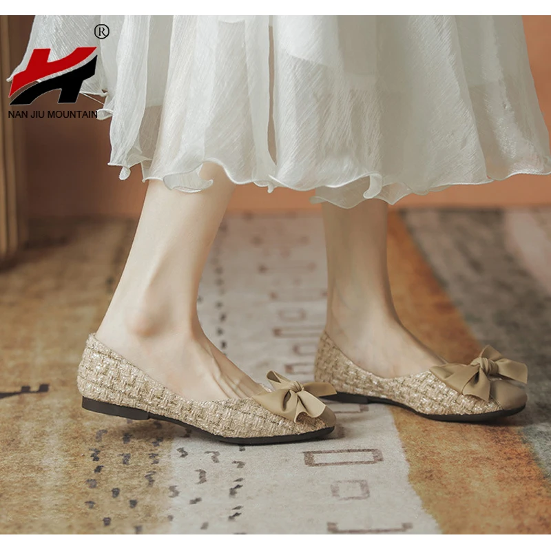 2021 Bow Single Shoes Flat Shoes Women Comfortable Sole Simple Shoes Spring And Autumn
2021 Bow Single Shoes Flat Shoes Women Comfortable Sole Simple Shoes Spring And Autumn