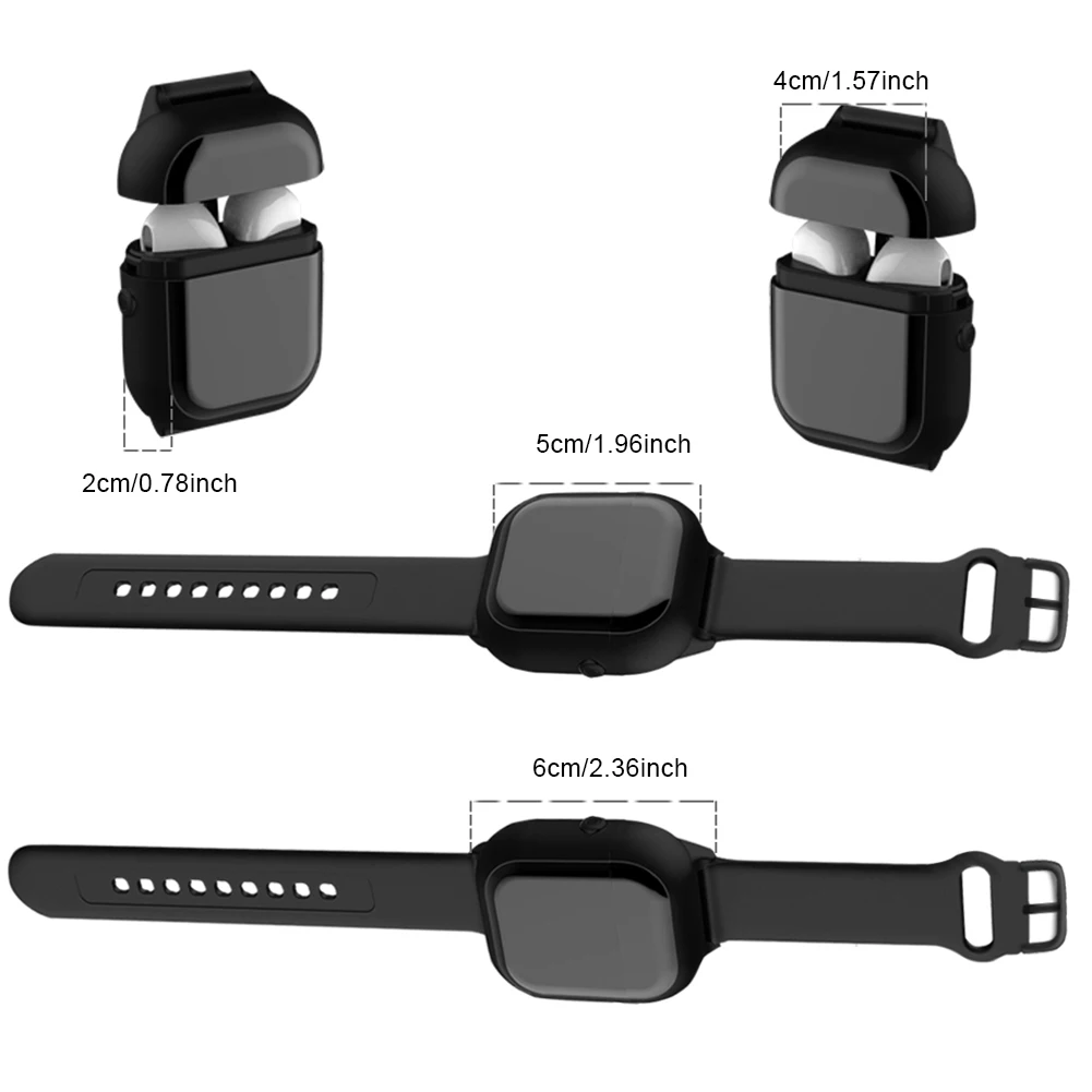 Bluetooth 5.0 Wireless Earset With Waterproof Watch Wristband Noise Reduction 3D Stereo And Built In Microphone For Sports
Bluetooth 5.0 Wireless Earset With Waterproof Watch Wristband Noise Reduction 3D Stereo And Built In Microphone For Sports