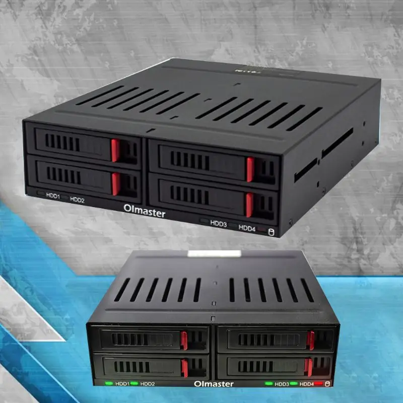 HE-2006 4x2.5" Slots SATA Internal Rack Hard Drive Case HDD SSD Enclosure Cover
HE-2006 4x2.5" Slots SATA Internal Rack Hard Drive Case HDD SSD Enclosure Cover