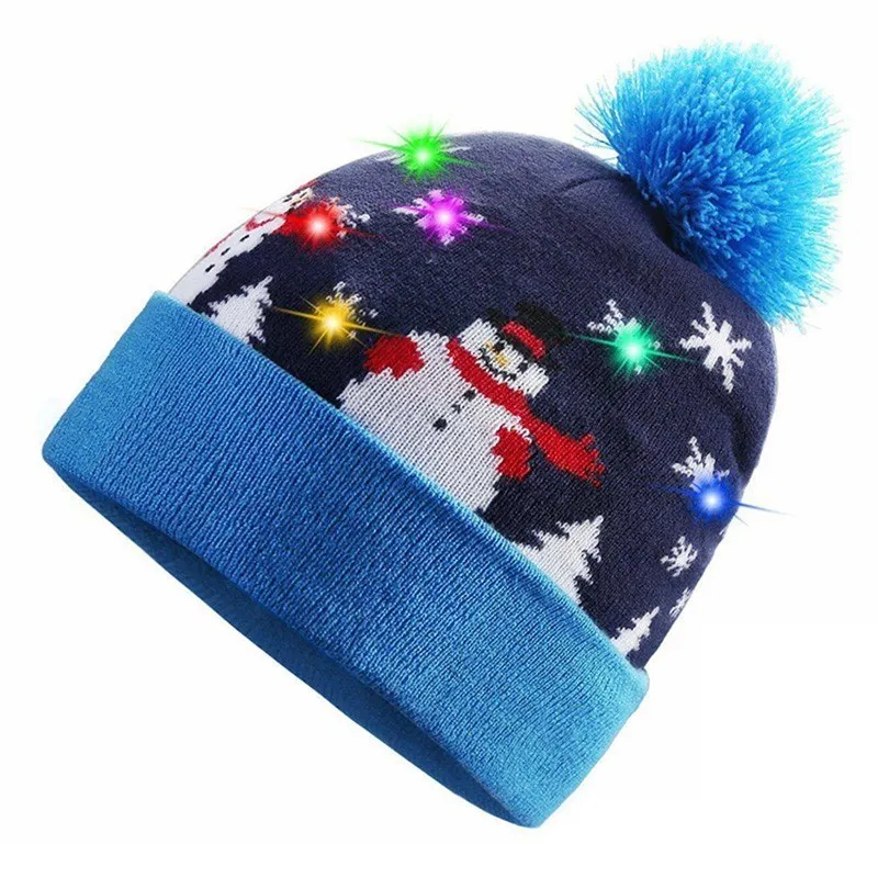 Unisex LED Colorful Lighted Christmas Beanie Hat Knitted Cap Santa Claus Antler Snowflake Party Cap
Unisex LED Colorful Lighted Christmas Beanie Hat Knitted Cap Santa Claus Antler Snowflake Party Cap