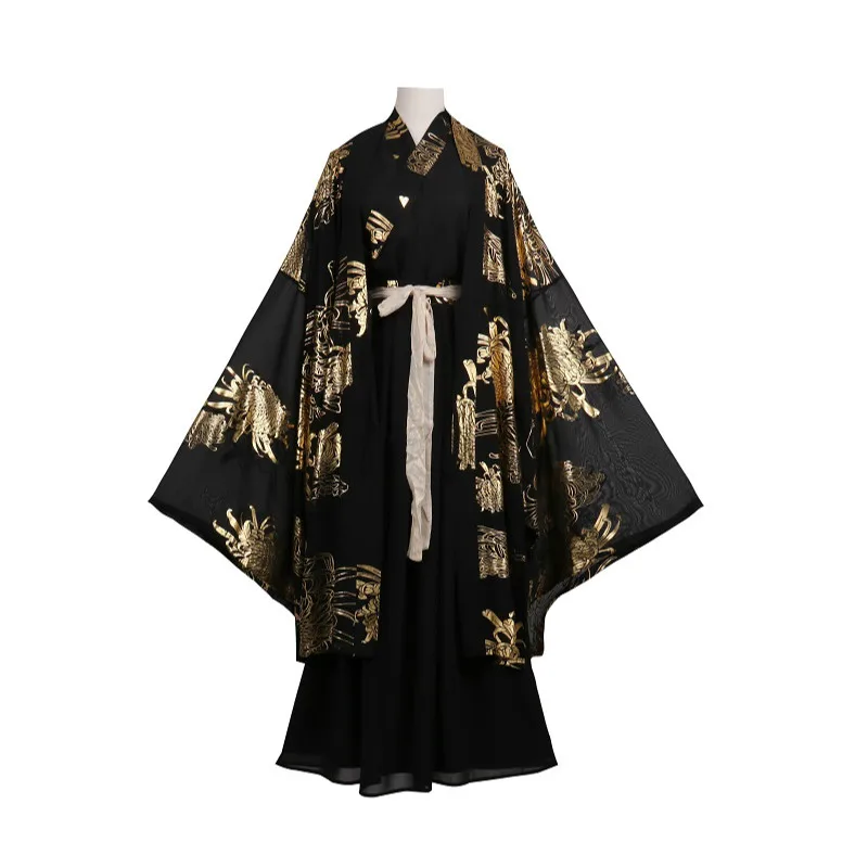 Ancient Oriental Clothing Couples Black Hanfu Sets Traditional Chinese Style Fancy Dress Men Women Halloween Cosplay Costumes
Ancient Oriental Clothing Couples Black Hanfu Sets Traditional Chinese Style Fancy Dress Men Women Halloween Cosplay Costumes