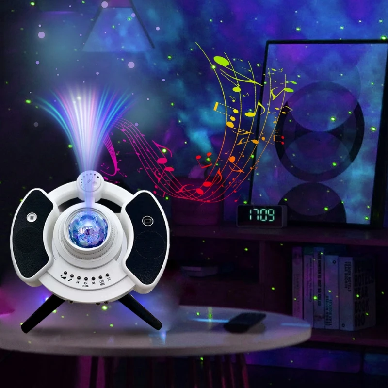 M4YD Projectors Stars Moons Lights Children's Night Lights Projection Lamp with Stereo Bluetooth for Parties Birthday
M4YD Projectors Stars Moons Lights Children's Night Lights Projection Lamp with Stereo Bluetooth for Parties Birthday