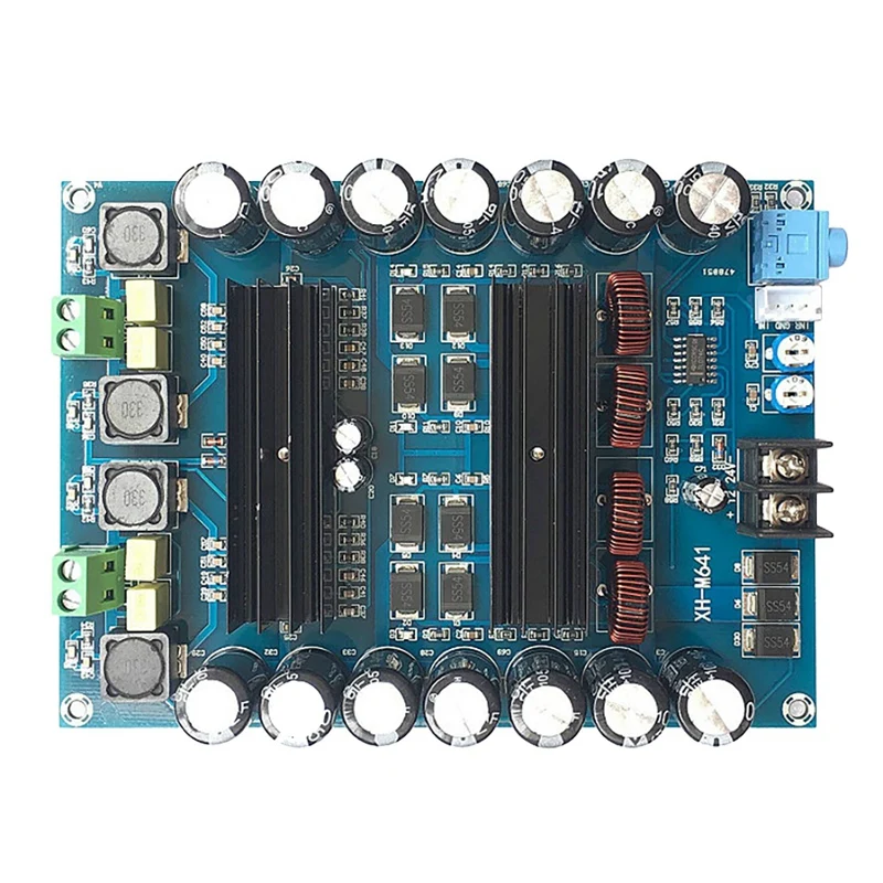XH-M641 Digital Power Amplifier Board TPA3116D2 Dual Channel 2X150W High Power Car Audio Power Amplifier Board
XH-M641 Digital Power Amplifier Board TPA3116D2 Dual Channel 2X150W High Power Car Audio Power Amplifier Board