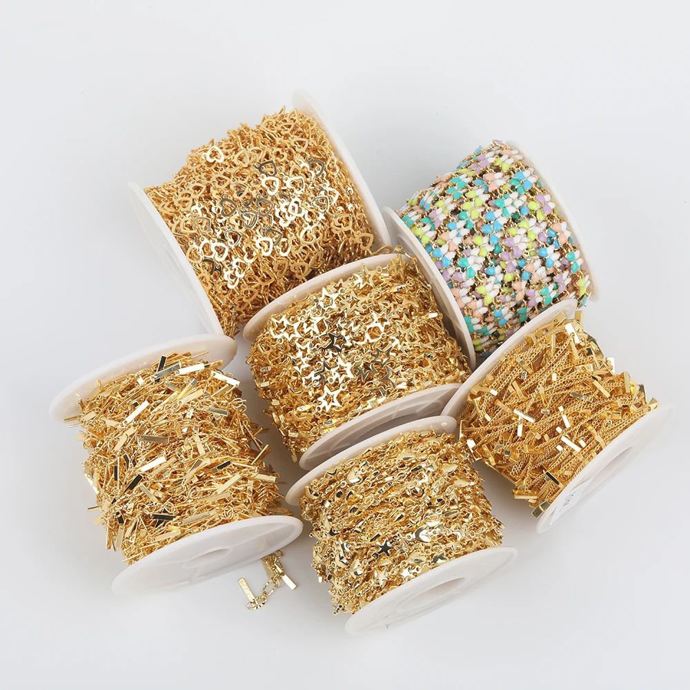 5 Meter Beautiful Butterfly Beads Chains Necklace Jewerly,Plated Gold Copper Stars Heart Charms Chain Fine Jewelry DIY Findings
5 Meter Beautiful Butterfly Beads Chains Necklace Jewerly,Plated Gold Copper Stars Heart Charms Chain Fine Jewelry DIY Findings