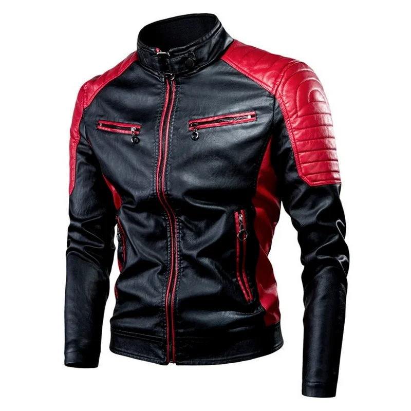 Men 2021 Spring Casual Motor Spliced Leather Jacket Coat Men Autumn Fashion Biker Vintage Warm Leather Jacket Coat Men
Men 2021 Spring Casual Motor Spliced Leather Jacket Coat Men Autumn Fashion Biker Vintage Warm Leather Jacket Coat Men