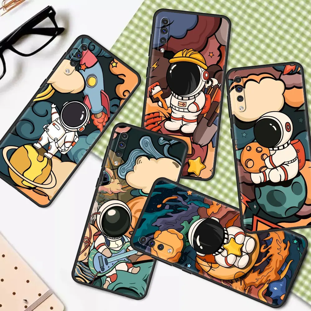 Star Astronaut Cute Case For Samsung Galaxy A50 A10 A70 A30 A40 A20e A20s A10s A7 A80 A90 5G A9 2018 Black Soft Phone Coque
Star Astronaut Cute Case For Samsung Galaxy A50 A10 A70 A30 A40 A20e A20s A10s A7 A80 A90 5G A9 2018 Black Soft Phone Coque