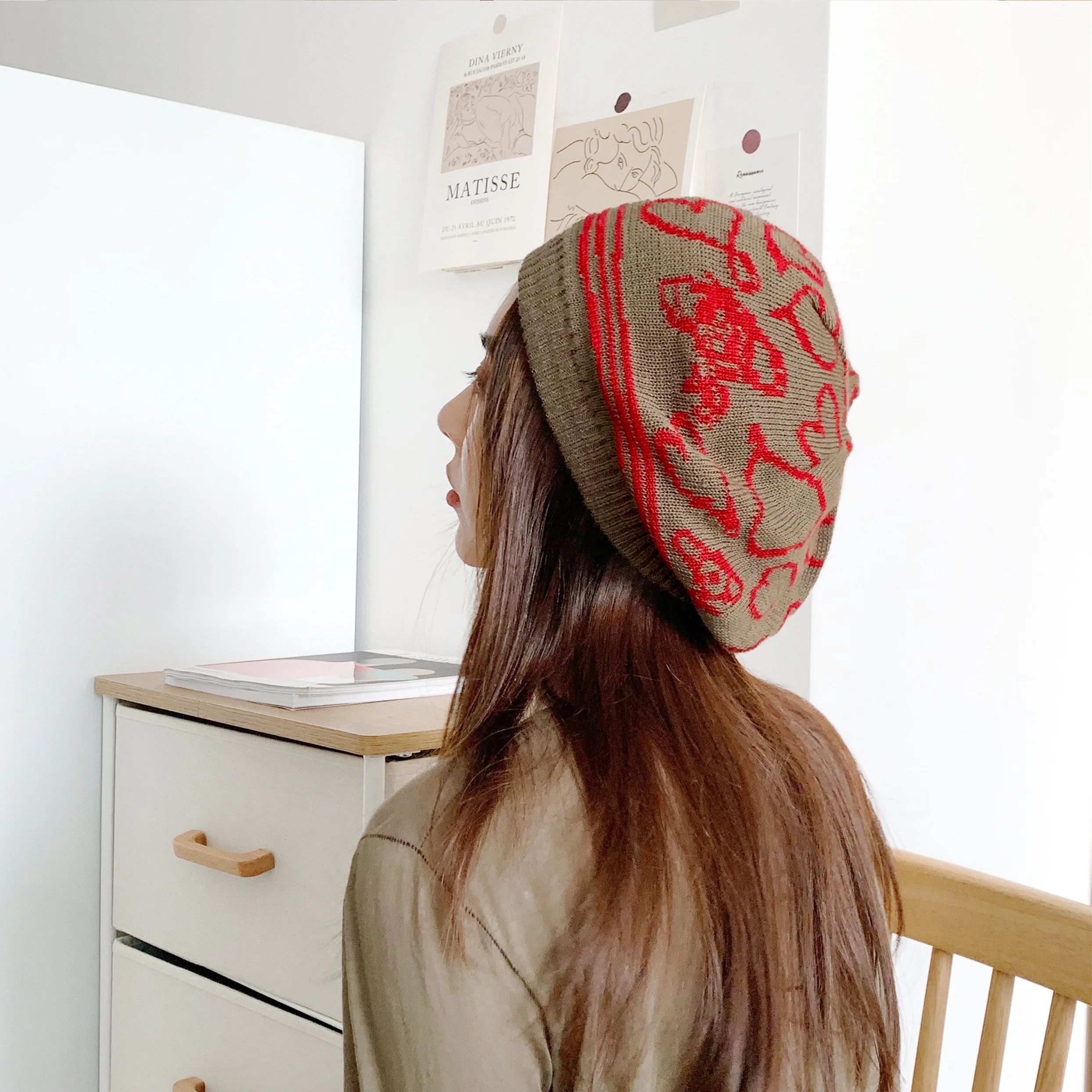 Женский трикотажный жаккардовый берет Love/Star, ретро-шляпа из 2021 хлопка, Осень-Зима 100%
Женский трикотажный жаккардовый берет Love/Star, ретро-шляпа из 2021 хлопка, Осень-Зима 100%