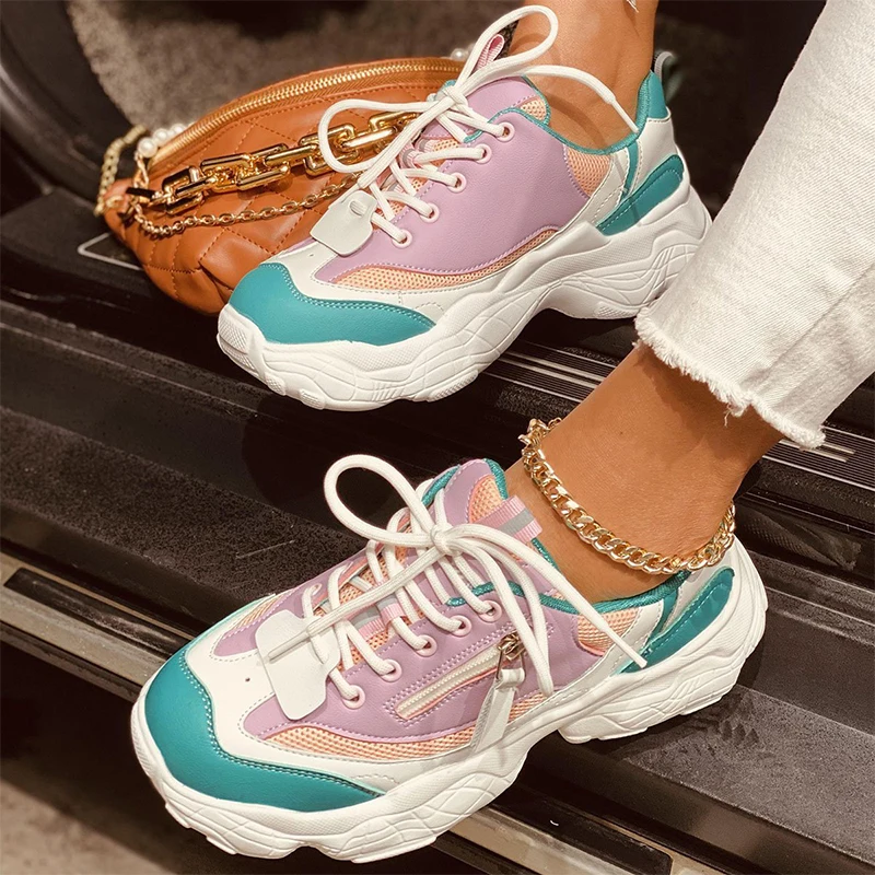 Chunky Sneakers 2021 New Women 36-43 Platform White Sneakers Vulcanized Shoes Ladies Zip Breathable Comfort Soft Woman Shoes
Chunky Sneakers 2021 New Women 36-43 Platform White Sneakers Vulcanized Shoes Ladies Zip Breathable Comfort Soft Woman Shoes