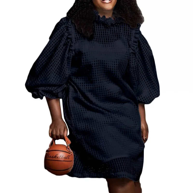 Hollow Black Sexy Dress Women's Bubble Sleeve Two Piece Set 2021 Spring And Autumn New Fashion Loose Dress African Dresses
Hollow Black Sexy Dress Women's Bubble Sleeve Two Piece Set 2021 Spring And Autumn New Fashion Loose Dress African Dresses