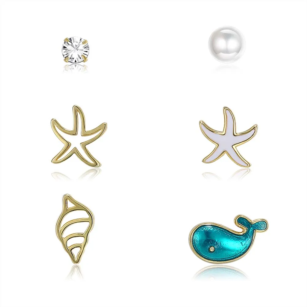 SILVERHOO, серебро 925 пробы, милый КИТ, ракушка, морская звезда и круглая искусственная звезда, наборы для женщин, золотые серьги
SILVERHOO, серебро 925 пробы, милый КИТ, ракушка, морская звезда и круглая искусственная звезда, наборы для женщин, золотые серьги