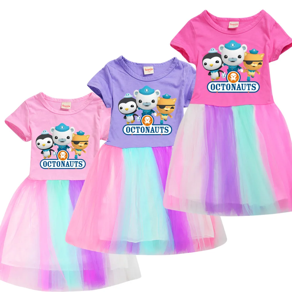 OctonautChildren's Rainbow Lace Dress 2021 Summer Cotton 2 Year Old Baby Girl Clothes Princess Dress for Girls Elegant Clothes
OctonautChildren's Rainbow Lace Dress 2021 Summer Cotton 2 Year Old Baby Girl Clothes Princess Dress for Girls Elegant Clothes