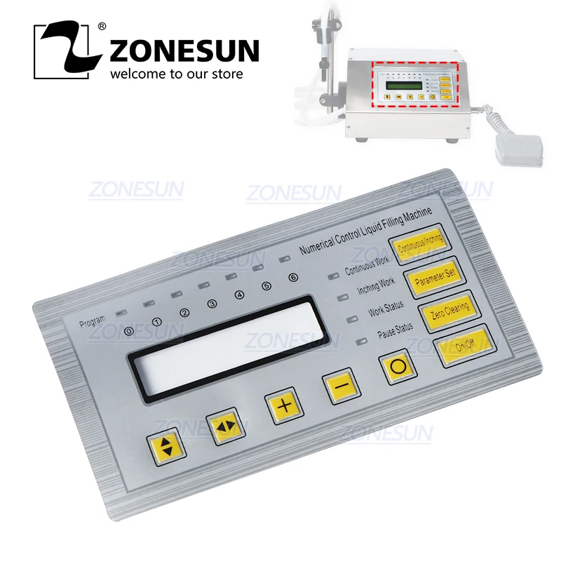 ZONESUN дисплей Панель стикер для GFK 160 разливочная машина|Запчасти кухонных комбайнов| |