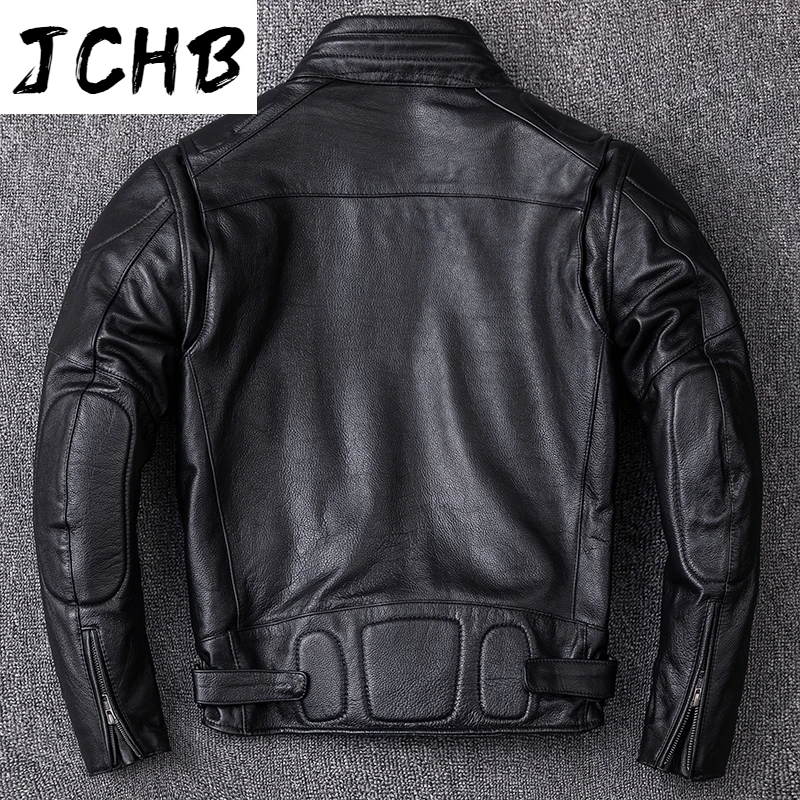 Real JCHB Cow Leather Jacket Autumn Winter Genuine Leather Jacket Men Clothes 2021 Vintage Coat Chaqueta Cuero Hombre ZL401
Real JCHB Cow Leather Jacket Autumn Winter Genuine Leather Jacket Men Clothes 2021 Vintage Coat Chaqueta Cuero Hombre ZL401