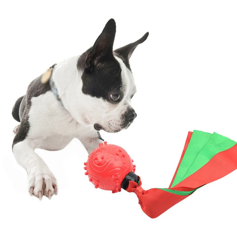 Pets Dog Puppy Chew Dog Molar Pet Cat Ball Teeth Toy Ball Ribbon Throwing Interactive Super Bite-resistant
Pets Dog Puppy Chew Dog Molar Pet Cat Ball Teeth Toy Ball Ribbon Throwing Interactive Super Bite-resistant