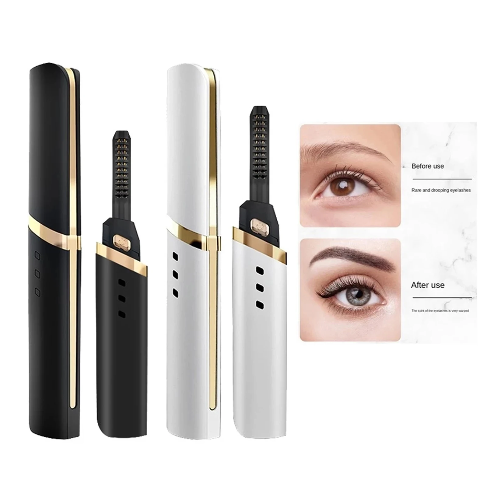 Electric Eyelash Curler Fast Heating Natural Eyelash Curling Iron Temperature Adjustable Makeup Eyelash Curling Pen USB Charging
Electric Eyelash Curler Fast Heating Natural Eyelash Curling Iron Temperature Adjustable Makeup Eyelash Curling Pen USB Charging