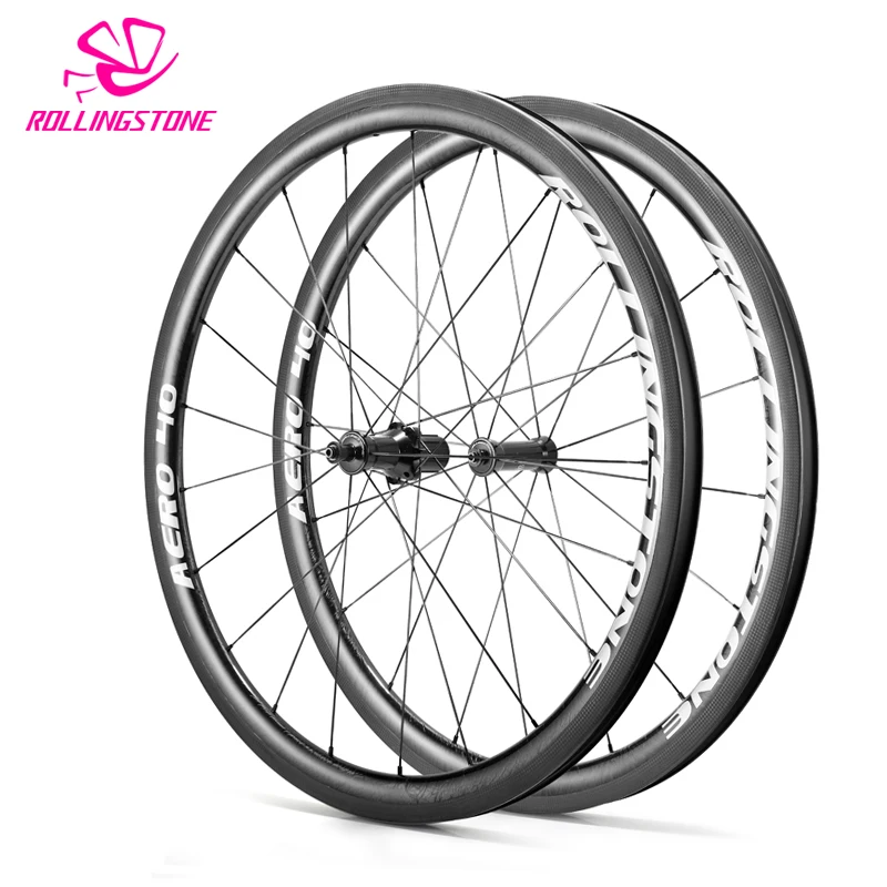 UCI new Rolling Stone bicycle wheels rear front high TG carbon wheelset 700C clincher 40mm aero rim road bike wheel set 1500g
UCI new Rolling Stone bicycle wheels rear front high TG carbon wheelset 700C clincher 40mm aero rim road bike wheel set 1500g