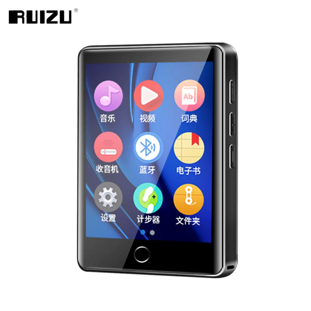 RUIZU M6 Bluetooth MP3 Player Full Touch Screen 8GB/16GB HIFI Music Player With FM Radio E-Book Video Player Built-in Speaker
RUIZU M6 Bluetooth MP3 Player Full Touch Screen 8GB/16GB HIFI Music Player With FM Radio E-Book Video Player Built-in Speaker
