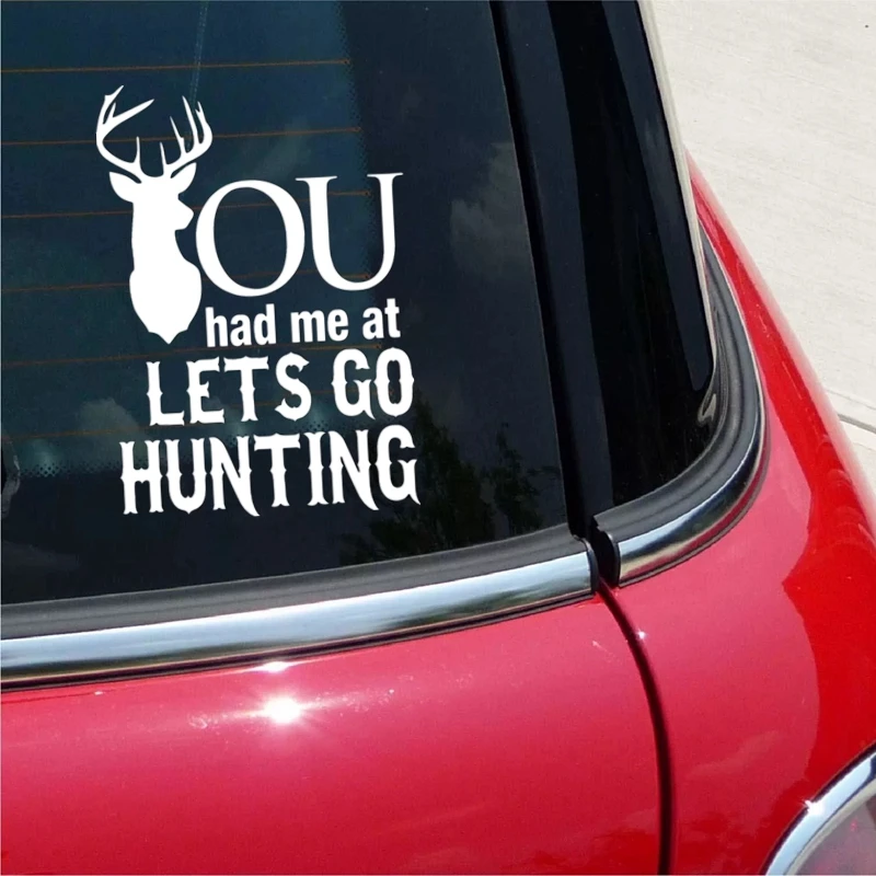 CK20090# Vinyl Decal You Had Me at Lets Go Hunting Car Sticker Reflective Waterproof Car Styling Decor on Motorcyle Truck Bumper
CK20090# Vinyl Decal You Had Me at Lets Go Hunting Car Sticker Reflective Waterproof Car Styling Decor on Motorcyle Truck Bumper
