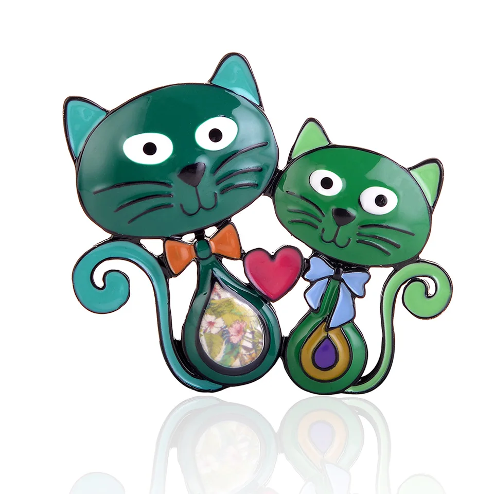 Cring Coco 2019 Couple Cat Brooches for Lover Women Fashion Cute Cartoon Animal Heart Brooch Bag Clothes Lapel Pin Fun Gifts
Cring Coco 2019 Couple Cat Brooches for Lover Women Fashion Cute Cartoon Animal Heart Brooch Bag Clothes Lapel Pin Fun Gifts