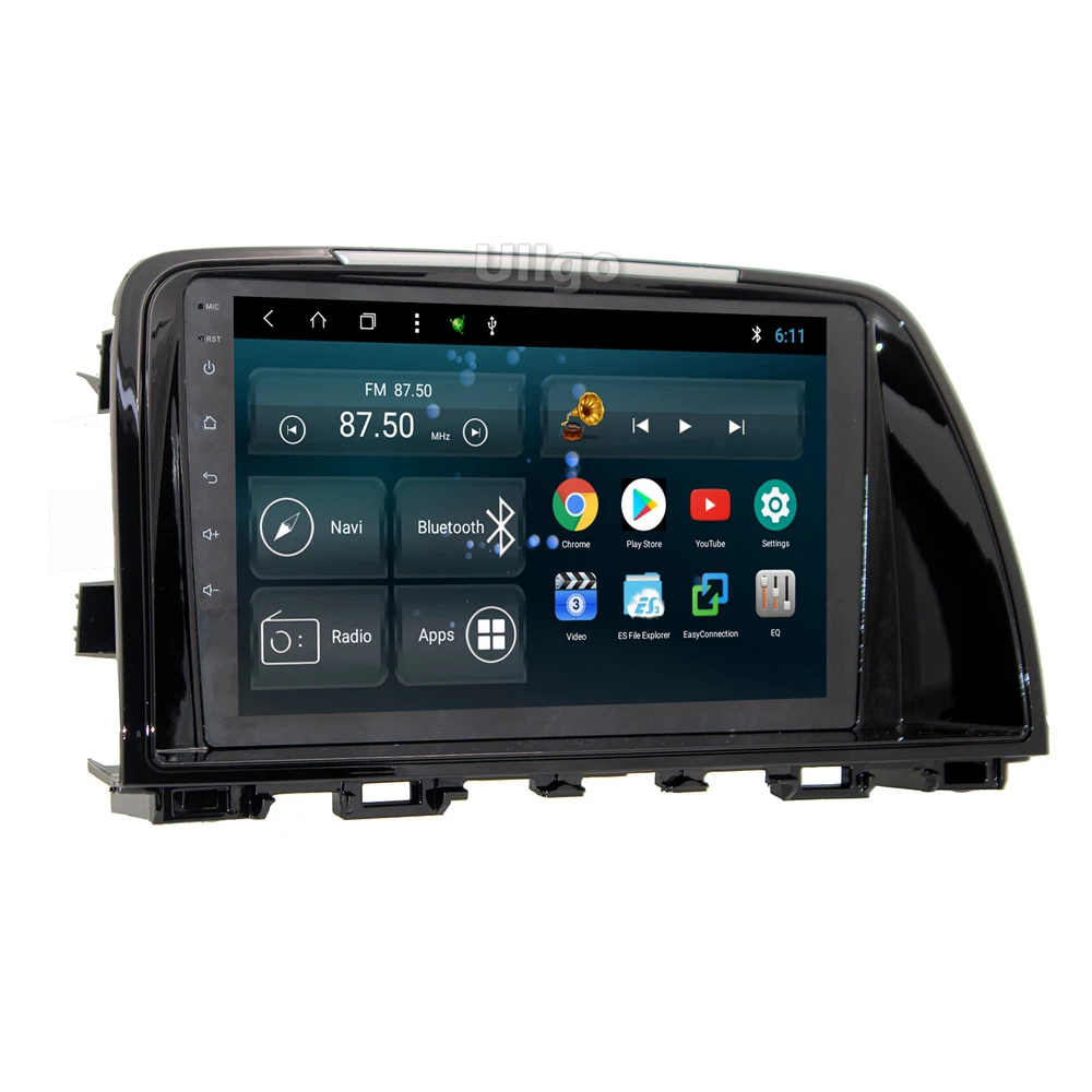 Головное устройство для Mazda 6/Atenza Android 10 0 Авторадио GPS 1 din с BT RDS Mirror-link 2013 2014 |