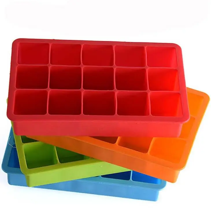 Silicone Ice Molds 15 Lattice Portable Square Cube Chocolate Candy Jelly Mold DIY Ice Cube Mold LX2172
Silicone Ice Molds 15 Lattice Portable Square Cube Chocolate Candy Jelly Mold DIY Ice Cube Mold LX2172
