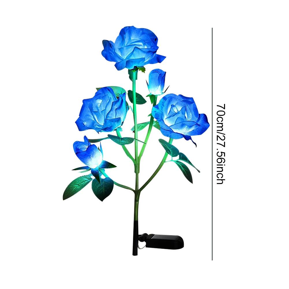 Solar Simulation Rose Flower Light Waterproof Garden Landscape Lamp Outdoor Lawn Lamp Home Decorative Flower Night Lights 2PCS
Solar Simulation Rose Flower Light Waterproof Garden Landscape Lamp Outdoor Lawn Lamp Home Decorative Flower Night Lights 2PCS
