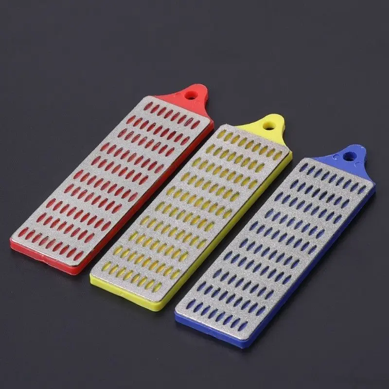 3pcs Mini Diamond Knifes Sharpener Whetstone Set 180 260 360Grit Grinder Grindstone Polishing Stone Kitchen Tool Accessories
3pcs Mini Diamond Knifes Sharpener Whetstone Set 180 260 360Grit Grinder Grindstone Polishing Stone Kitchen Tool Accessories