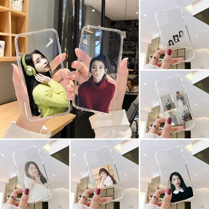 IU Korean singer Phone Case Transparent for iPhone 7 8 11 12 s mini pro X XS XR MAX Plus cover funda shell coque capa
IU Korean singer Phone Case Transparent for iPhone 7 8 11 12 s mini pro X XS XR MAX Plus cover funda shell coque capa