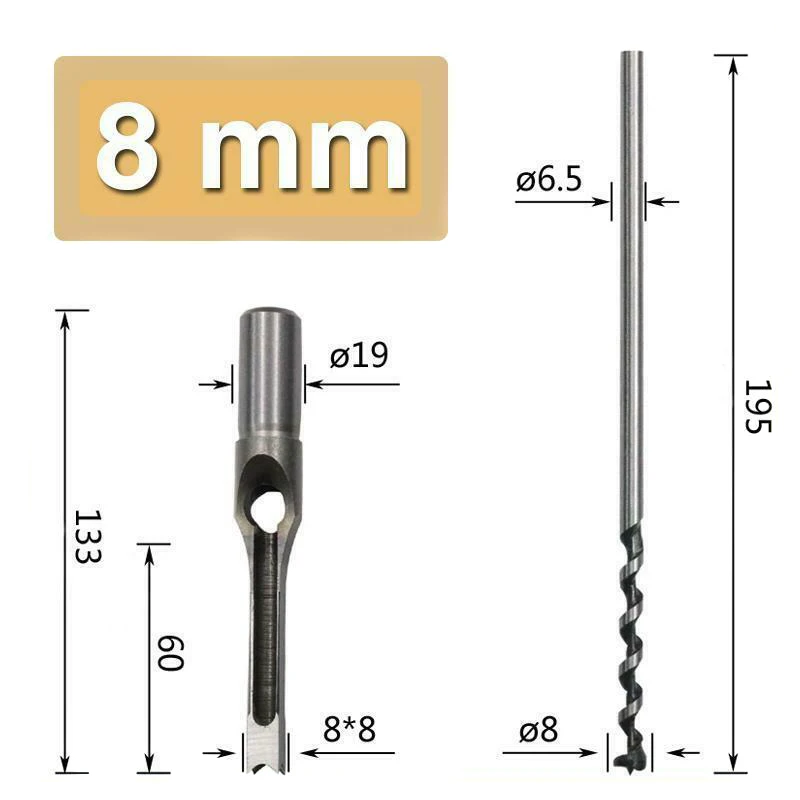Handle Chisel Drill Set High Speed Steel Woodworking Tools Strong Hardness 6.4/8/9.5/12.7mm In Stock
Handle Chisel Drill Set High Speed Steel Woodworking Tools Strong Hardness 6.4/8/9.5/12.7mm In Stock