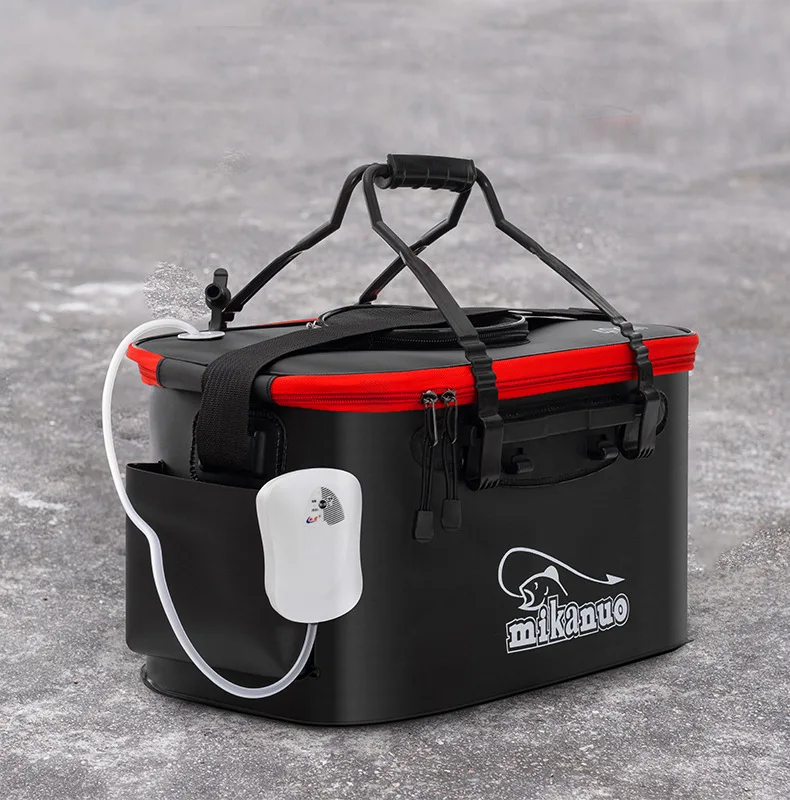 Fishing Bucket, Foldable Fish Bucket, Live Fish Container Multi-Functional Fish Live Lures Bucket Outdoor EVA Fishing Bag
Fishing Bucket, Foldable Fish Bucket, Live Fish Container Multi-Functional Fish Live Lures Bucket Outdoor EVA Fishing Bag