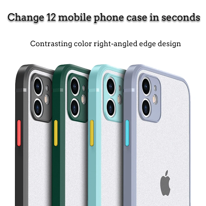 Suitable for iPhone 7p 8P se2 xr xs 11 pro max 12 mobile phone case lens right angle luxury translucent silicone protective cove
Suitable for iPhone 7p 8P se2 xr xs 11 pro max 12 mobile phone case lens right angle luxury translucent silicone protective cove